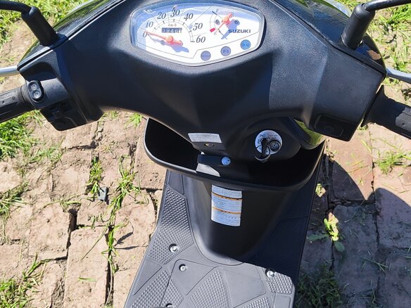 2012 Suzuki Address V50, чёрный, 75000 рублей - вид 7
