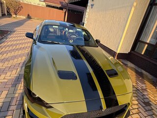 2018 Ford Mustang VI Рестайлинг, зелёный, 2500000 рублей, вид 4