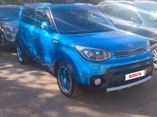 2017 Kia Soul II Рестайлинг, синий, 1200000 рублей, вид 3