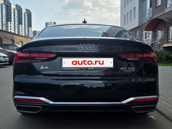 2020 Audi A5 Sportback 40 TDI II (F5) Рестайлинг, чёрный, 3500000 рублей - вид 4