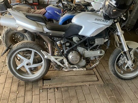 2003 Ducati Multistrada 1000, серебристый, 299000 рублей, вид 1