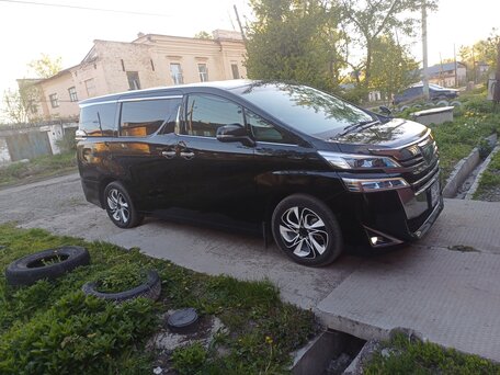 2019 Toyota Vellfire II Рестайлинг, чёрный, 3500000 рублей, вид 2