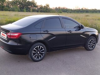 2017 Lada (ВАЗ) Vesta I, чёрный, 785000 рублей, вид 4