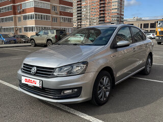 2019 Volkswagen Polo V Рестайлинг, серебристый, 1550000 рублей, вид 2