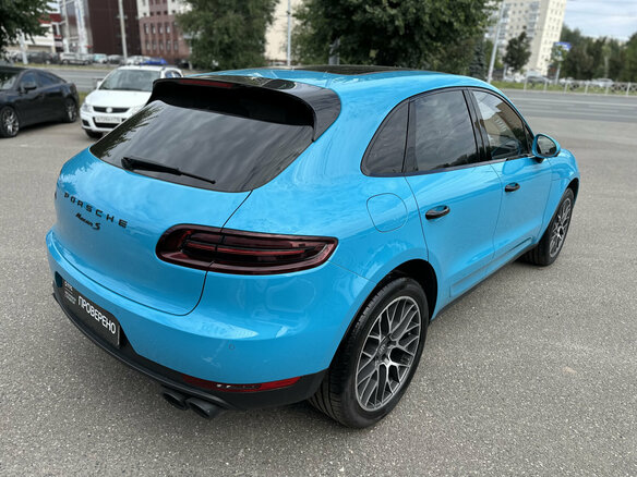 2017 Porsche Macan S I, голубой - вид 4