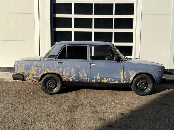 2007 Lada (ВАЗ) 2107, синий, 90000 рублей - вид 5