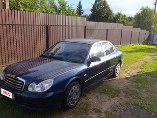 2008 Hyundai Sonata ТагАЗ IV (EF) Рестайлинг, синий, 480000 рублей, вид 1