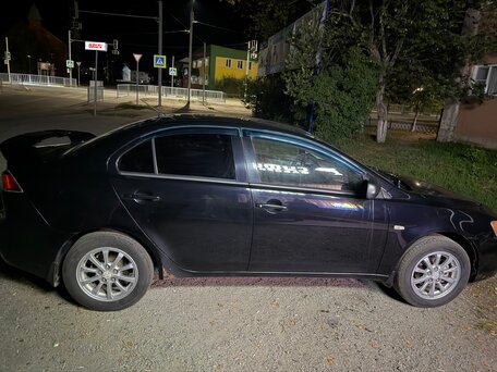 2010 Mitsubishi Lancer X, чёрный, 630000 рублей, вид 4
