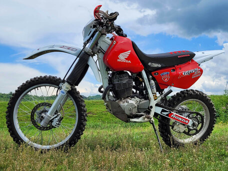 1995 Honda XR 400, красный, 320000 рублей, вид 1