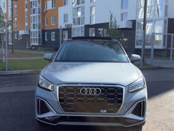 2023 Audi Q2 L 35 TFSI I Рестайлинг, голубой, 1964000 рублей - вид 1