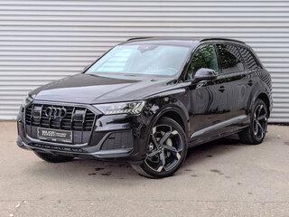 2021 Audi Q7 45 TDI II (4M) Рестайлинг, чёрный, 6390000 рублей, вид 1