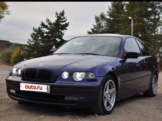 2002 BMW 3 серии Compact 316i IV (E46) Рестайлинг, синий, 500000 рублей, вид 2