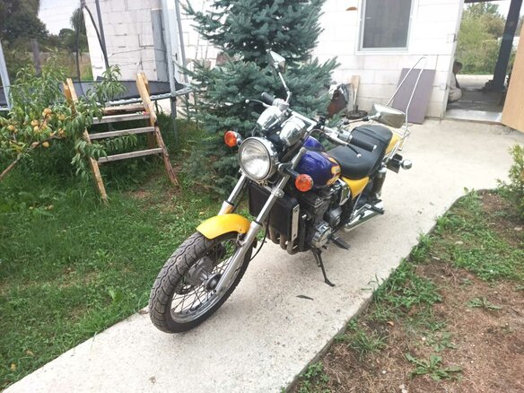 1993 Kawasaki ZL400 Eliminator, жёлтый, 220000 рублей - вид 1