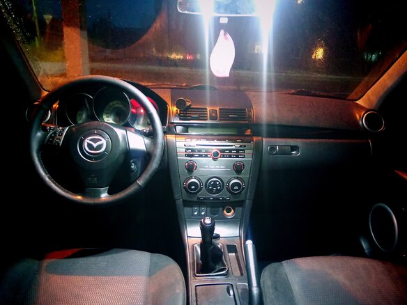 2007 Mazda 3 I (BK) Рестайлинг, красный, 395000 рублей - вид 3