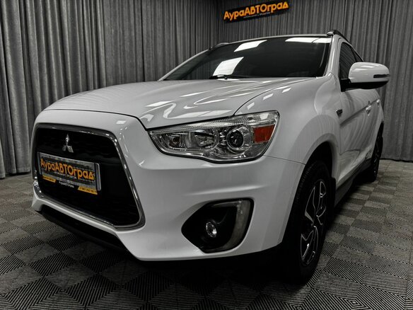 2014 Mitsubishi ASX I Рестайлинг, белый, 1139000 рублей - вид 5