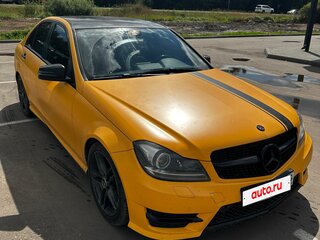 2013 Mercedes-Benz C-Класс 180 III (W204) Рестайлинг, жёлтый, 880000 рублей, вид 3