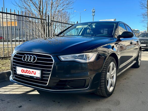 2016 Audi A6 IV (C7) Рестайлинг, чёрный, 1390000 рублей - вид 1