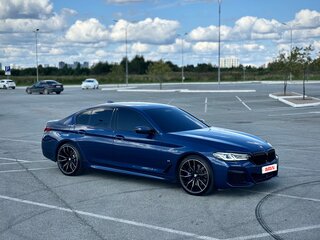 2020 BMW 5 серии 530i xDrive VII (G30/G31/G38) Рестайлинг, синий, 5850000 рублей, вид 1