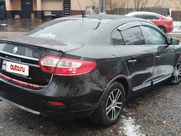2011 Renault Fluence I, чёрный - вид 1