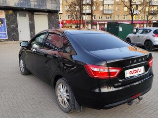 2016 Lada (ВАЗ) Vesta I, чёрный, 950000 рублей, вид 4