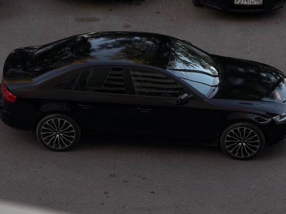 2014 Audi A4 IV (B8) Рестайлинг, чёрный - вид 1