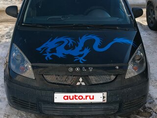 2006 Mitsubishi Colt VI (Z20/Z30), чёрный, 369000 рублей, вид 1