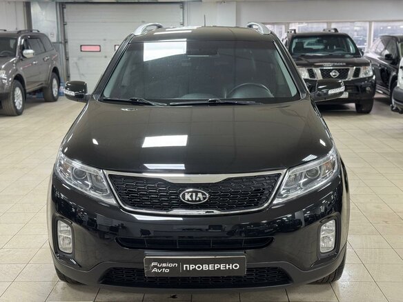 2013 Kia Sorento II Рестайлинг, чёрный, 1195000 рублей - вид 1
