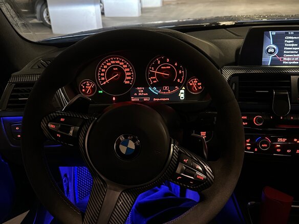 2014 BMW 4 серии 420d F32/F33/F36, синий, 2540000 рублей - вид 5