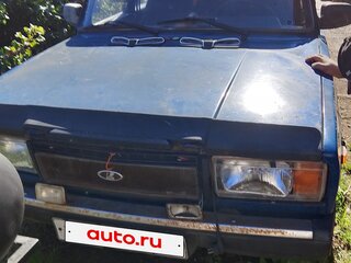 2004 Lada (ВАЗ) 2107, синий, 80000 рублей, вид 1