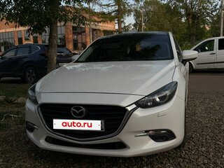 2018 Mazda 3 III (BM) Рестайлинг, белый, 1535000 рублей, вид 4