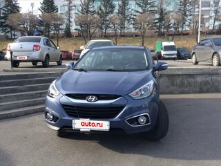 2014 Hyundai ix35 I Рестайлинг, синий, 1650000 рублей, вид 2