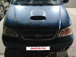 2005 Kia Carnival I Рестайлинг, синий, 350000 рублей, вид 1