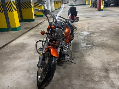 2004 Honda VTX 1300, оранжевый, 580000 рублей, вид 4