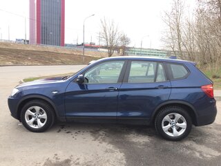 2010 BMW X3 20d xDrive II (F25), синий, 2000000 рублей, вид 4