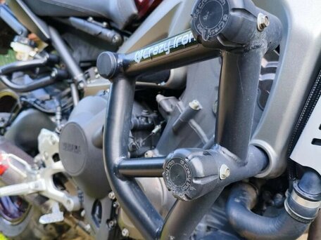 2014 Yamaha MT-09 (FZ-09), пурпурный, 650000 рублей, вид 4