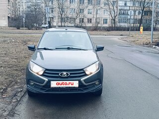 2021 Lada (ВАЗ) Granta I Рестайлинг, серый, 650000 рублей, вид 1