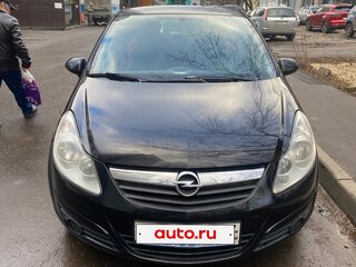 2007 Opel Corsa D, чёрный, 330000 рублей, вид 1