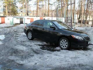 2007 Toyota Camry VI (XV40), чёрный, 1200000 рублей, вид 2