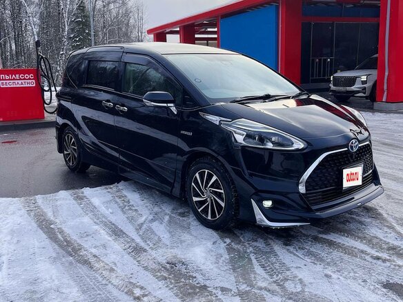 2018 Toyota Sienta II Рестайлинг, чёрный, 1550000 рублей - вид 3