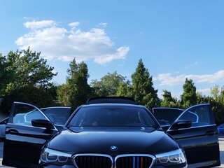 2019 BMW 5 серии 520i VII (G30/G31/G38), чёрный, 3150000 рублей, вид 5