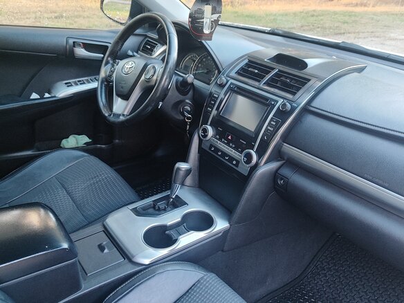 2014 Toyota Camry US Market VII (XV50), белый, 1600000 рублей - вид 7
