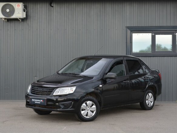 2017 Lada (ВАЗ) Granta I, чёрный, 359888 рублей