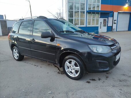 2013 Lada (ВАЗ) Kalina II, синий, 385000 рублей, вид 2