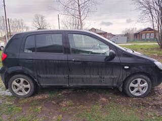 2008 Hyundai Getz I Рестайлинг, чёрный, 430000 рублей, вид 2