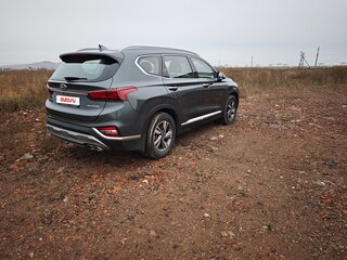 2019 Hyundai Santa Fe IV, серый, 2300000 рублей, вид 3