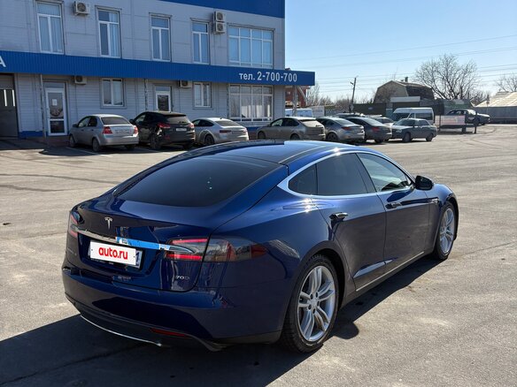 2015 Tesla Model S 70D I, синий, 2450000 рублей - вид 1