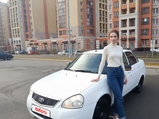 2017 Lada (ВАЗ) Priora I Рестайлинг, белый, 490000 рублей, вид 3