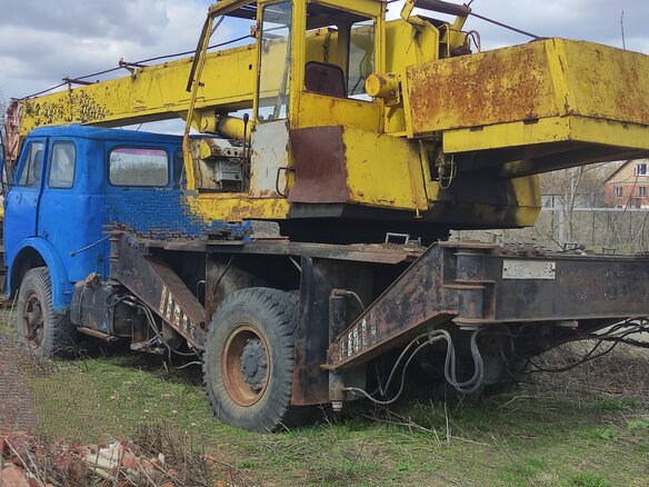 1989 МАЗ Автокраны, голубой, 445000 рублей - вид 2