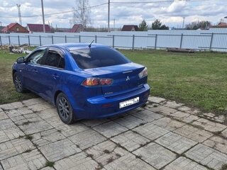 2011 Mitsubishi Lancer X Рестайлинг, синий, 595000 рублей, вид 2