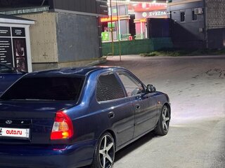 2006 Hyundai Accent ТагАЗ II, синий, 380000 рублей, вид 4
